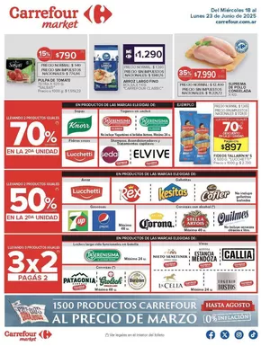 Catálogo Carrefour Market en Pergamino | Ofertas para cazadores de gangas | 2025-06-18T00:00:00.000Z - 2025-06-24T00:00:00.000Z