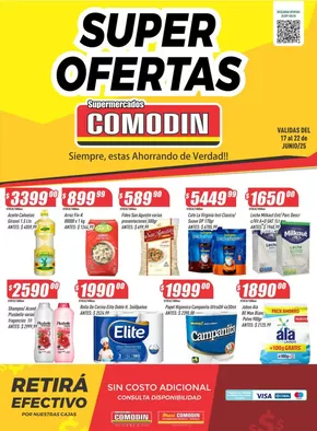 Catálogo Supermercados Comodin | Supermercados Comodin Ofertas Comodin | 2025-06-17T00:00:00.000Z - 2025-06-22T00:00:00.000Z