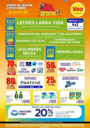 Catálogo Supermercados Vea en La Rioja | Catálogo Supermercados Vea | 2025-06-19T00:00:00.000Z - 2025-06-22T00:00:00.000Z