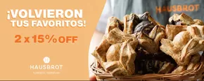 Catálogo Hausbrot en Pilar (Buenos Aires) | Promoción! 2x15% off | 2025-06-19T00:00:00.000Z - 2025-07-02T00:00:00.000Z