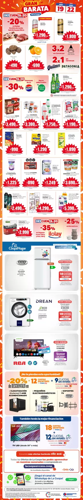 Catálogo Cooperativa Obrera en Tornquist | Gran-Barata-22062025 | 2025-06-19T00:00:00.000Z - 2025-06-22T00:00:00.000Z