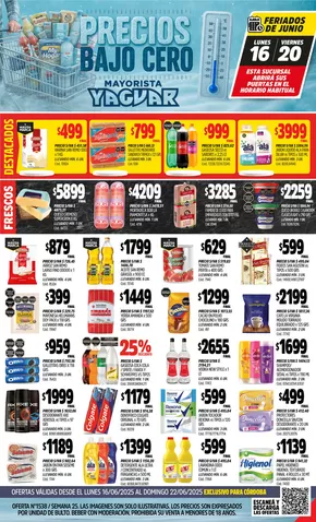 Catálogo Supermercados Yaguar | Excelente oferta para cazadores de gangas | 2025-06-23T00:00:00.000Z - 2025-06-28T00:00:00.000Z
