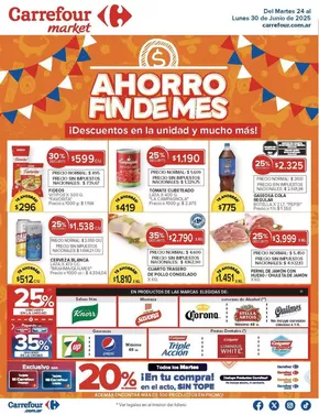 Catálogo Carrefour Market en Mar del Plata | Carrefour Market 24 de Junio | 2025-06-24T00:00:00.000Z - 2025-07-01T00:00:00.000Z