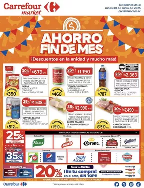 Catálogo Carrefour Market en Trelew | Ofertas principales para todos los clientes | 2025-06-24T00:00:00.000Z - 2025-07-01T00:00:00.000Z