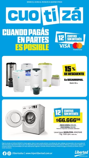 Catálogo Hiper Libertad en Pascanas | Nuestras mejores ofertas para ti | 2025-06-23T00:00:00.000Z - 2025-06-29T00:00:00.000Z