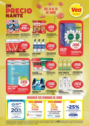 Catálogo Supermercados Vea en Río Cuarto | Ofertas im-precio-nantes de Córdoba | 2025-06-24T00:00:00.000Z - 2025-06-30T00:00:00.000Z