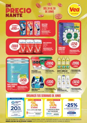 Catálogo Supermercados Vea en San Martín (Mendoza) | Catálogo Supermercados Vea | 2025-06-24T00:00:00.000Z - 2025-06-30T00:00:00.000Z