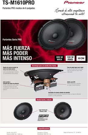 Catálogo Pioneer en Mendoza | TS-M1610PRO | 2025-06-26T00:00:00.000Z - 2025-07-14T00:00:00.000Z