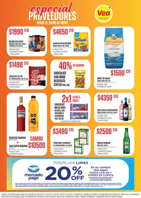 Catálogo Supermercados Vea en Moreno | Gran variedad de ofertas | 2025-06-26T00:00:00.000Z - 2025-07-06T00:00:00.000Z