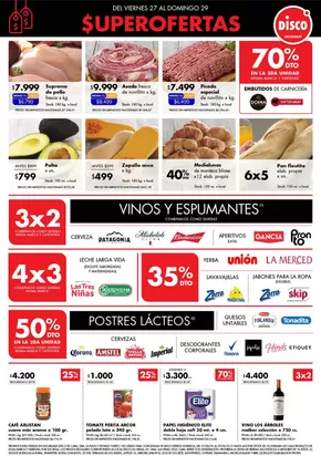 Catálogo Disco en Buenos Aires | $UPEROFERTA FIN DE SEMANA BS AS | 2025-06-26T00:00:00.000Z - 2025-06-29T00:00:00.000Z