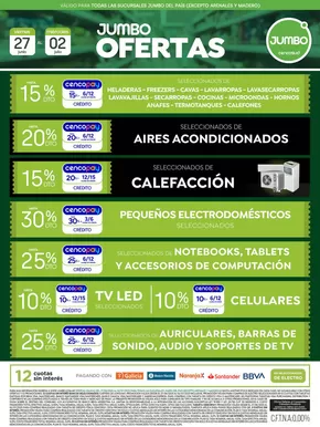 Catálogo Jumbo en Microcentro | Electro, Tiempo Libre y Textil | Jumbo | 2025-06-27T00:00:00.000Z - 2025-07-03T00:00:00.000Z