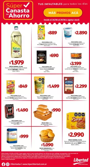 Catálogo Hiper Libertad en Córdoba | Promociones actuales | 2026-06-26T00:00:00.000Z - 2026-06-29T00:00:00.000Z