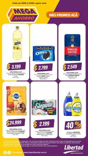 Catálogo Hiper Libertad en Córdoba | Gangas exclusivas | 2025-06-28T00:00:00.000Z - 2025-06-29T00:00:00.000Z