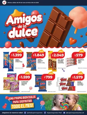 Catálogo Supermayorista Vital | Amigos de lo dulce |  | 2025-06-30T00:00:00.000Z - 2025-07-06T00:00:00.000Z