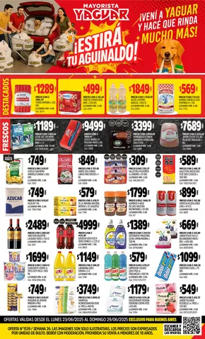 Catálogo Supermercados Yaguar en Avellaneda (Buenos Aires) | Excelente oferta para cazadores de gangas | 2025-06-30T00:00:00.000Z - 2025-07-05T00:00:00.000Z