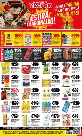 Catálogo Supermercados Yaguar en Avellaneda (Buenos Aires) | Ofertas principales para todos los cazadores de gangas | 2025-06-30T00:00:00.000Z - 2025-07-05T00:00:00.000Z