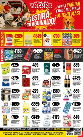 Catálogo Supermercados Yaguar en Avellaneda (Buenos Aires) | Ofertas principales y descuentos | 2025-06-30T00:00:00.000Z - 2025-07-05T00:00:00.000Z