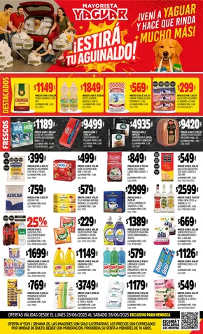 Catálogo Supermercados Yaguar en Avellaneda (Buenos Aires) | Ahorra ahora con nuestras ofertas | 2025-06-30T00:00:00.000Z - 2025-07-05T00:00:00.000Z