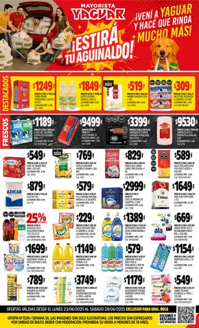 Catálogo Supermercados Yaguar en Avellaneda (Buenos Aires) | Gran variedad de ofertas | 2025-06-30T00:00:00.000Z - 2025-07-05T00:00:00.000Z