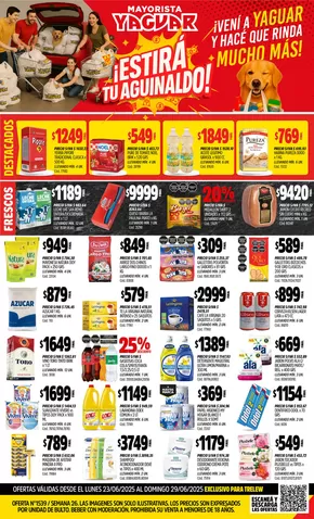 Catálogo Supermercados Yaguar en Avellaneda (Buenos Aires) | Ofertas exclusivas para nuestros clientes | 2025-06-30T00:00:00.000Z - 2025-07-05T00:00:00.000Z