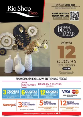 Catálogo Rio Shop Deco en Lomas de Zamora | Catálogo Rio Shop Deco | 2025-07-01T00:00:00.000Z - 2025-07-31T00:00:00.000Z